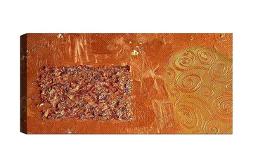 Canvastavla YTY Abstract & Fractals Flerfärgad - 120x50 cm - Inredning - Tavlor & konst - Canvastavlor