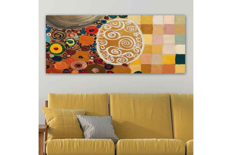 Canvastavla YTY Abstract & Fractals Flerfärgad - 120x50 cm - Inredning - Tavlor & konst - Canvastavlor