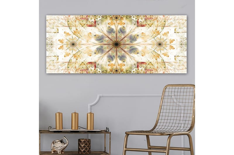 Canvastavla YTY Abstract & Fractals Flerfärgad - 120x50 cm - Inredning - Tavlor & konst - Canvastavlor