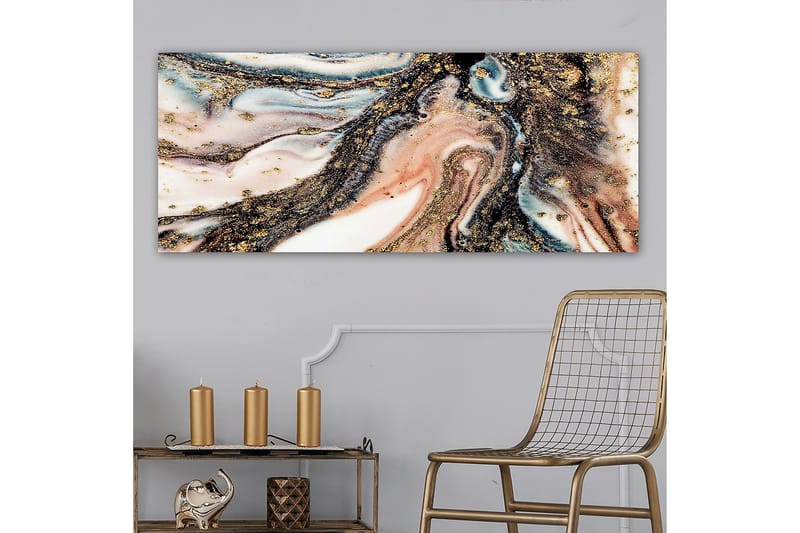 Canvastavla YTY Abstract & Fractals Flerfärgad - 120x50 cm - Inredning - Tavlor & konst - Canvastavlor