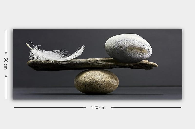 Canvastavla YTY Abstract & Fractals Flerfärgad - 120x50 cm - Inredning - Tavlor & konst - Canvastavlor