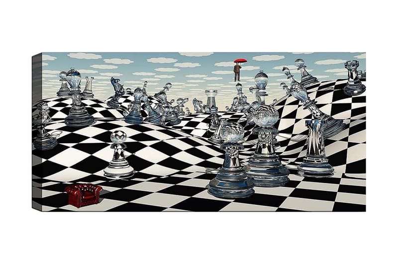 Canvastavla YTY Animals Flerfärgad - 120x50 cm - Inredning - Tavlor & konst - Canvastavlor