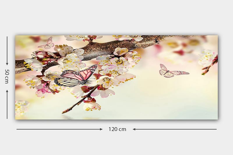 Canvastavla YTY Animals Flerfärgad - 120x50 cm - Inredning - Tavlor & konst - Canvastavlor