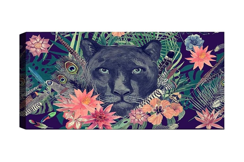 Canvastavla YTY Animals Flerfärgad - 120x50 cm - Inredning - Tavlor & konst - Canvastavlor