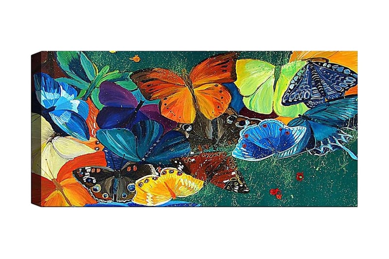 Canvastavla YTY Animals Flerfärgad - 120x50 cm - Inredning - Tavlor & konst - Canvastavlor