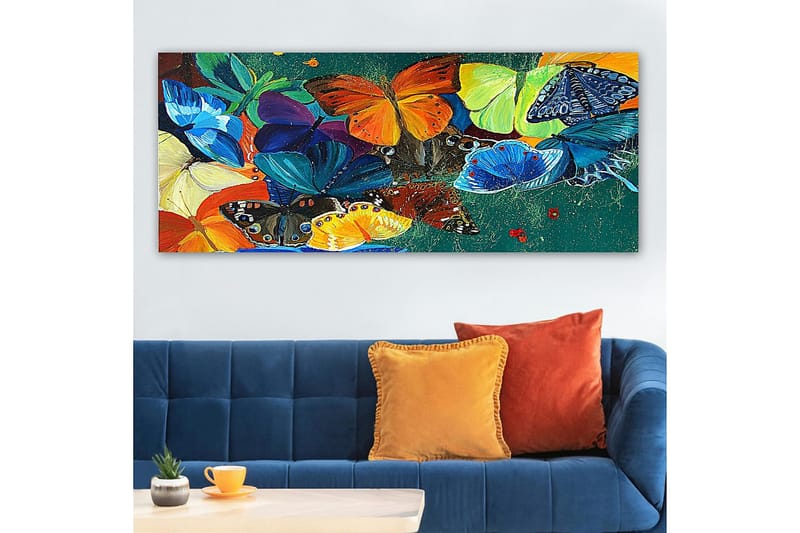 Canvastavla YTY Animals Flerfärgad - 120x50 cm - Inredning - Tavlor & konst - Canvastavlor