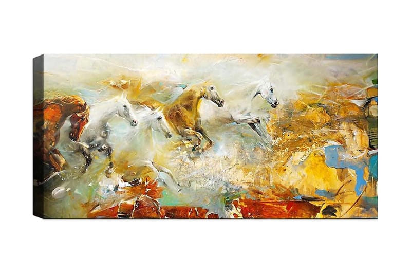 Canvastavla YTY Animals Flerfärgad - 120x50 cm - Inredning - Tavlor & konst - Canvastavlor