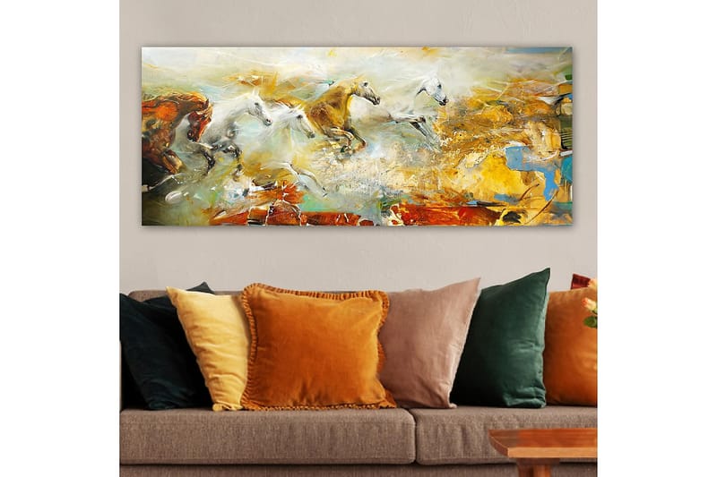 Canvastavla YTY Animals Flerfärgad - 120x50 cm - Inredning - Tavlor & konst - Canvastavlor