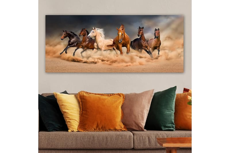 Canvastavla YTY Animals Flerfärgad - 120x50 cm - Inredning - Tavlor & konst - Canvastavlor