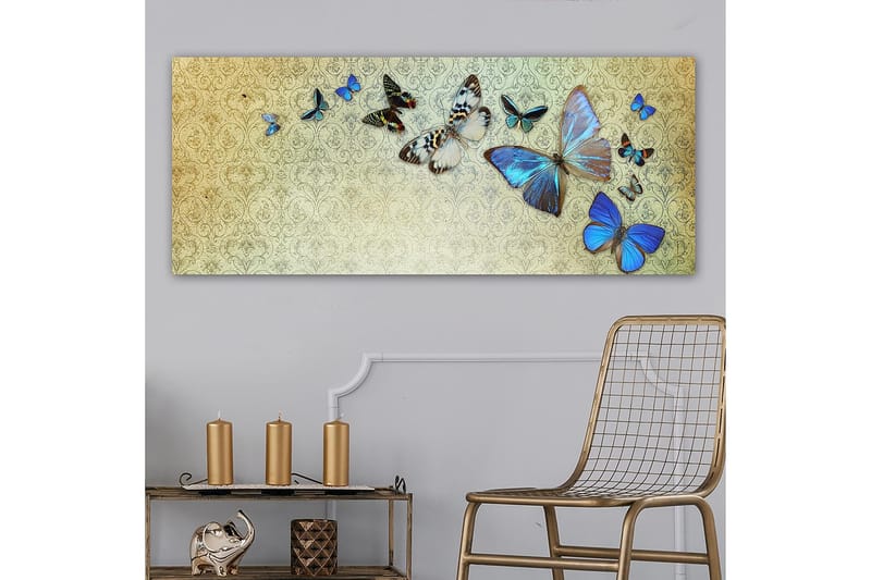 Canvastavla YTY Animals Flerfärgad - 120x50 cm - Inredning - Tavlor & konst - Canvastavlor