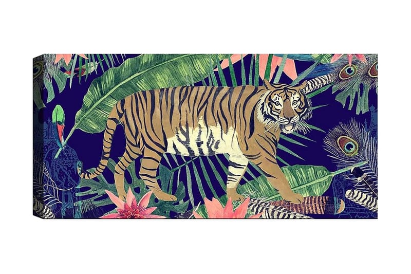 Canvastavla YTY Animals Flerfärgad - 120x50 cm - Inredning - Tavlor & konst - Canvastavlor