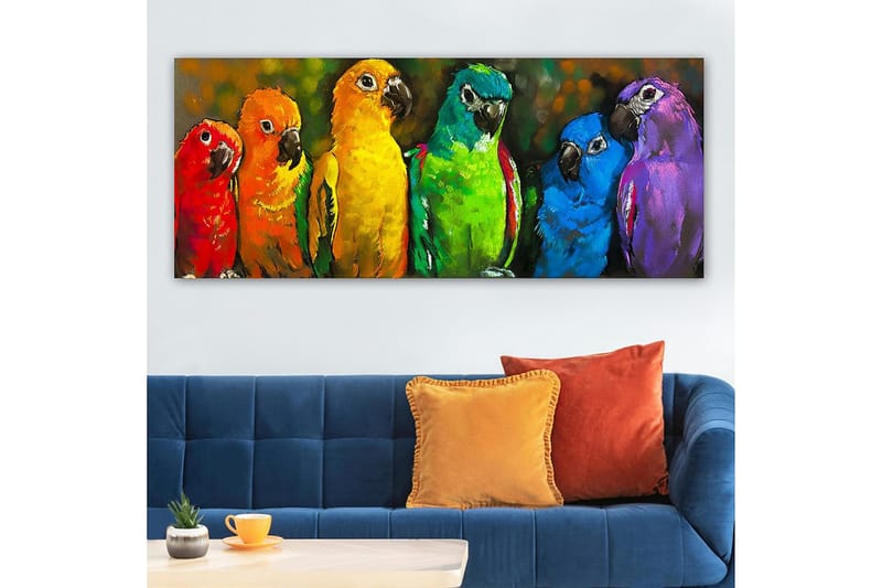 Canvastavla YTY Animals Flerfärgad - 120x50 cm - Inredning - Tavlor & konst - Canvastavlor