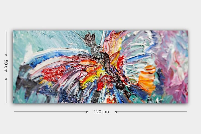 Canvastavla YTY Animals Flerfärgad - 120x50 cm - Inredning - Tavlor & konst - Canvastavlor