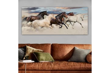 Canvastavla YTY Animals Flerfärgad - 120x50 cm - Inredning - Tavlor & konst - Canvastavlor