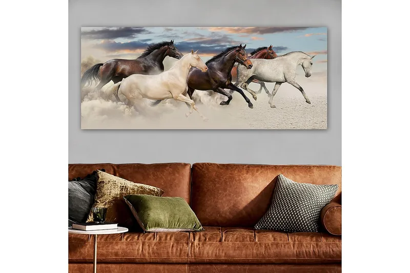 Canvastavla YTY Animals Flerfärgad - 120x50 cm - Inredning - Tavlor & konst - Canvastavlor