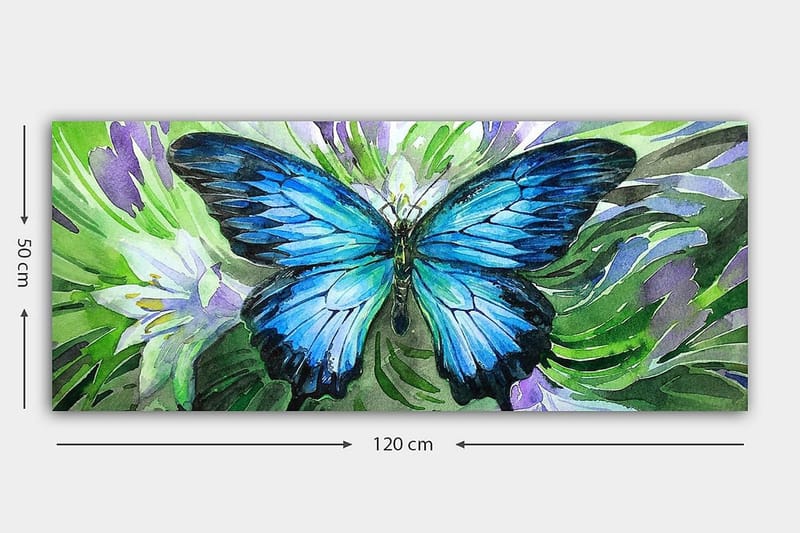 Canvastavla YTY Animals Flerfärgad - 120x50 cm - Inredning - Tavlor & konst - Canvastavlor