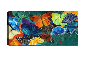Canvastavla YTY Animals Flerfärgad - 120x50 cm - Inredning - Tavlor & konst - Canvastavlor