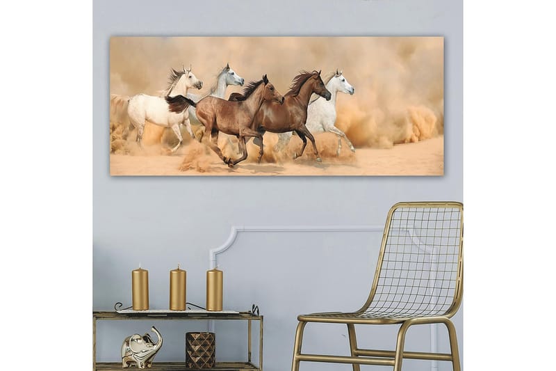 Canvastavla YTY Animals Flerfärgad - 120x50 cm - Inredning - Tavlor & konst - Canvastavlor