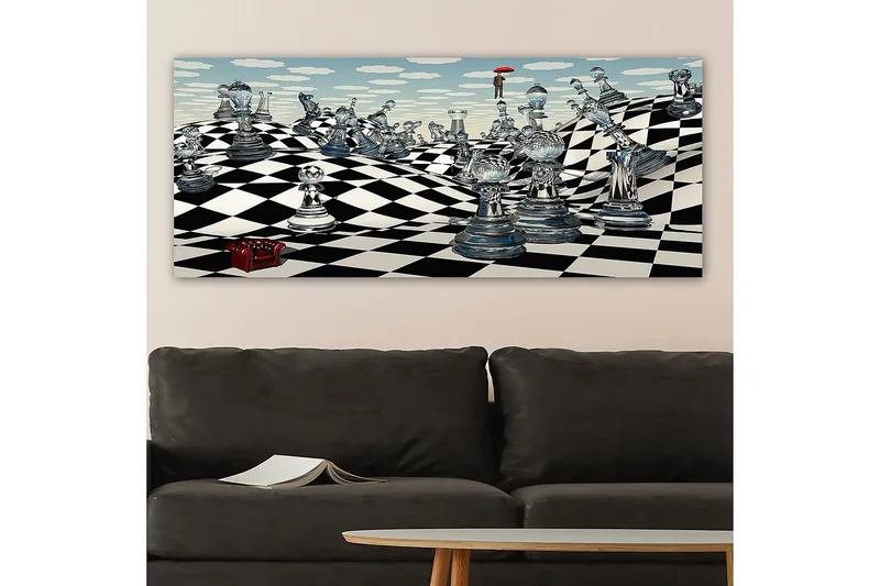 Canvastavla YTY Animals Flerfärgad - 120x50 cm - Inredning - Tavlor & konst - Canvastavlor