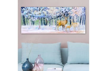 Canvastavla YTY Animals Flerfärgad - 120x50 cm - Inredning - Tavlor & konst - Canvastavlor