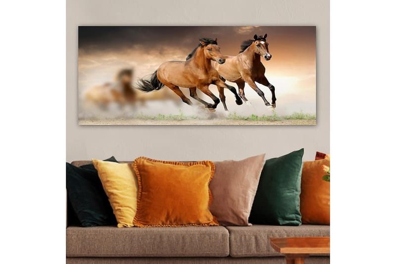 Canvastavla YTY Animals Flerfärgad - 120x50 cm - Inredning - Tavlor & konst - Canvastavlor