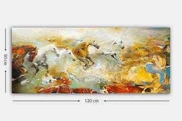 Canvastavla YTY Animals Flerfärgad - 120x50 cm - Inredning - Tavlor & konst - Canvastavlor