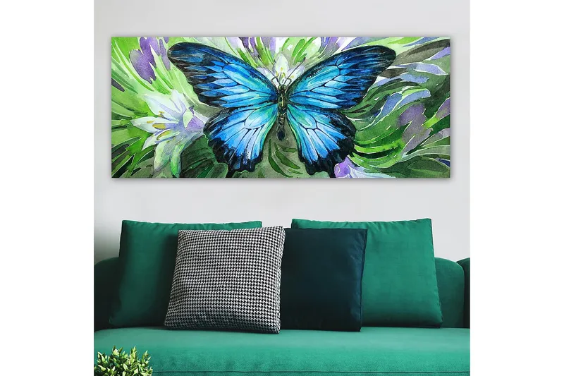 Canvastavla YTY Animals Flerfärgad - 120x50 cm - Inredning - Tavlor & konst - Canvastavlor