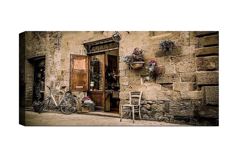 Canvastavla YTY Buildings & Cityscapes Flerfärgad, 120x50 cm