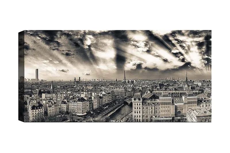 Canvastavla YTY Buildings & Cityscapes Flerfärgad, 120x50 cm