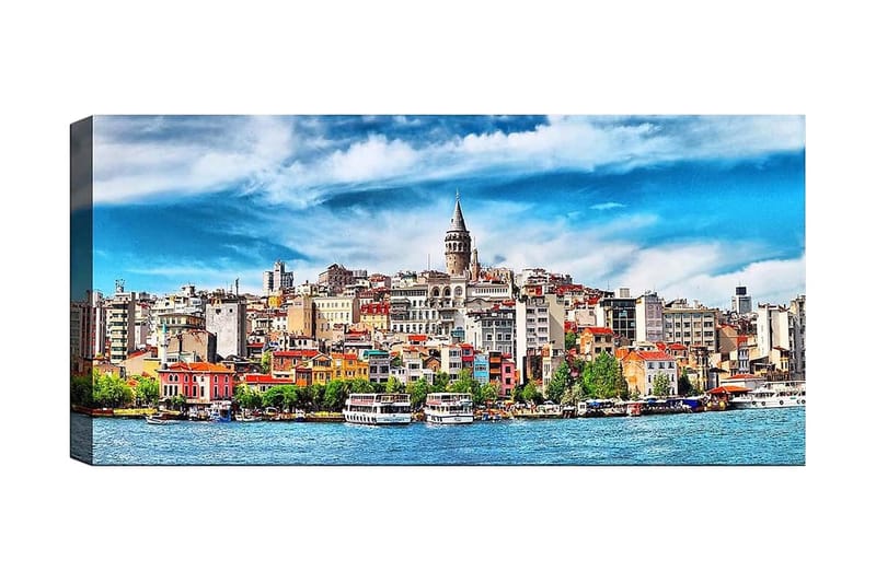 Canvastavla YTY Buildings & Cityscapes Flerfärgad - 120x50 cm - Inredning - Tavlor & konst - Canvastavlor