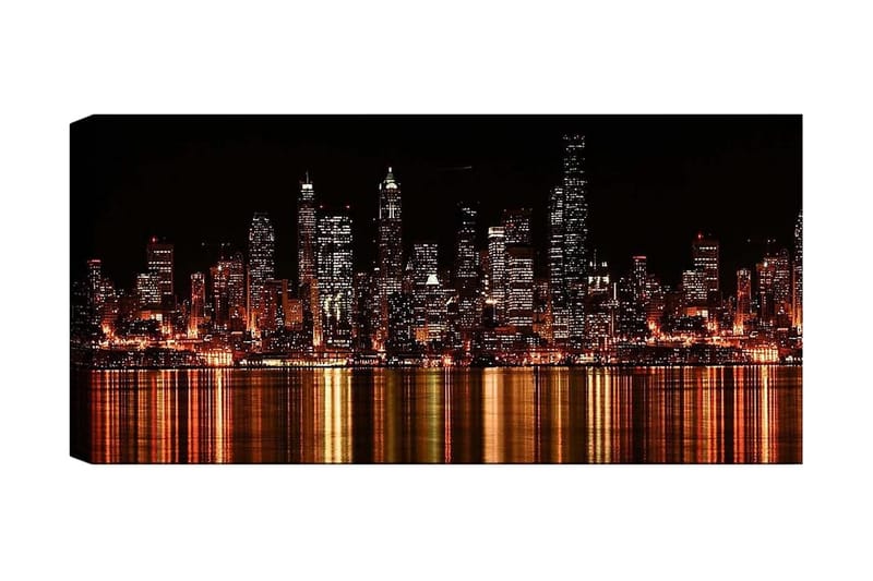 Canvastavla YTY Buildings & Cityscapes Flerfärgad - 120x50 cm - Inredning - Tavlor & konst - Canvastavlor