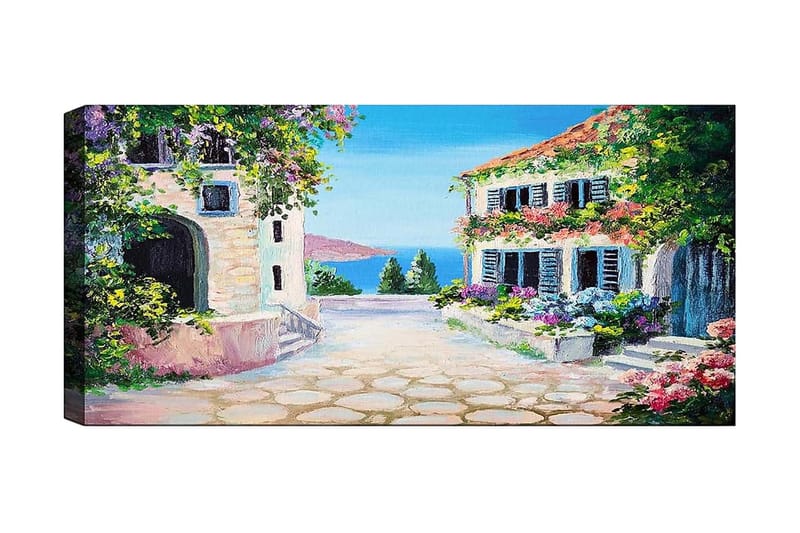 Canvastavla YTY Buildings & Cityscapes Flerfärgad - 120x50 cm - Inredning - Tavlor & konst - Canvastavlor