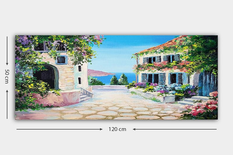 Canvastavla YTY Buildings & Cityscapes Flerfärgad - 120x50 cm - Inredning - Tavlor & konst - Canvastavlor