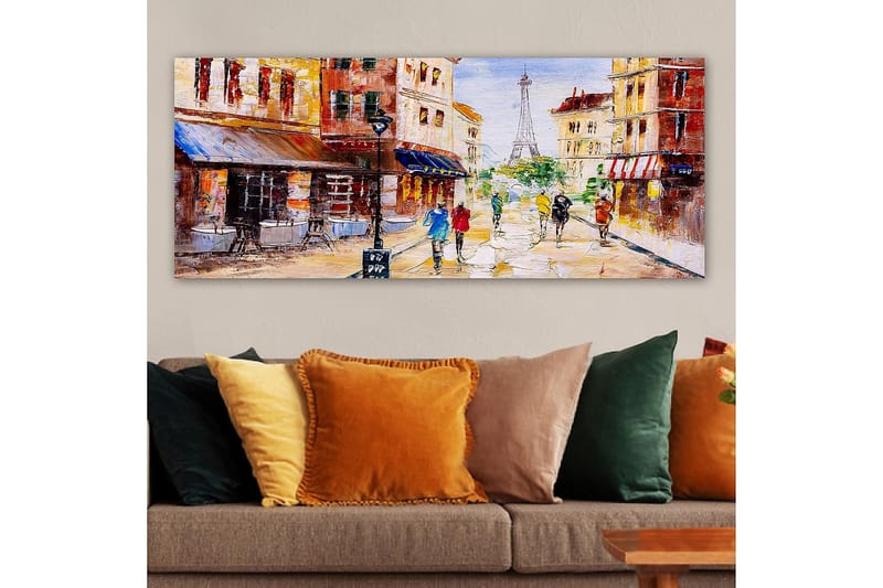 Canvastavla YTY Buildings & Cityscapes Flerfärgad - 120x50 cm - Inredning - Tavlor & konst - Canvastavlor