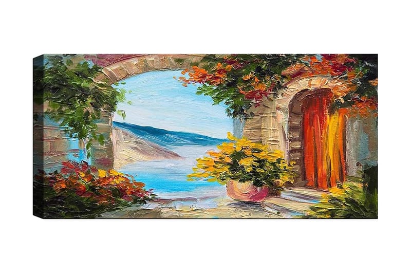 Canvastavla YTY Buildings & Cityscapes Flerfärgad - 120x50 cm - Inredning - Tavlor & konst - Canvastavlor