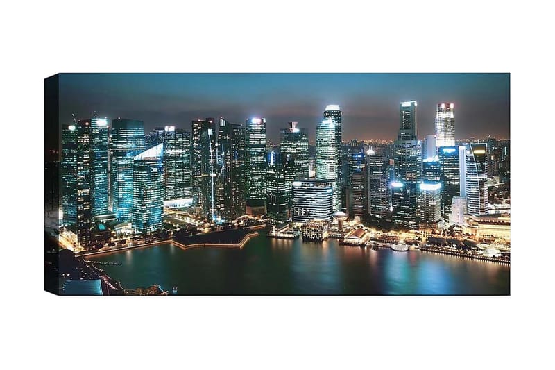 Canvastavla YTY Buildings & Cityscapes Flerfärgad - 120x50 cm - Inredning - Tavlor & konst - Canvastavlor