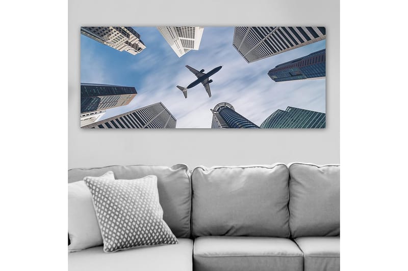 Canvastavla YTY Buildings & Cityscapes Flerfärgad - 120x50 cm - Inredning - Tavlor & konst - Canvastavlor