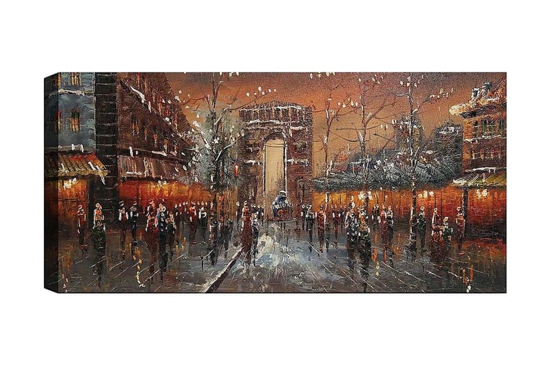 Canvastavla YTY Buildings & Cityscapes Flerfärgad - 120x50 cm - Inredning - Tavlor & konst - Canvastavlor