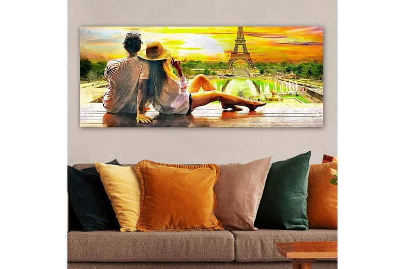 Canvastavla YTY Buildings & Cityscapes Flerfärgad - 120x50 cm - Inredning - Tavlor & konst - Canvastavlor