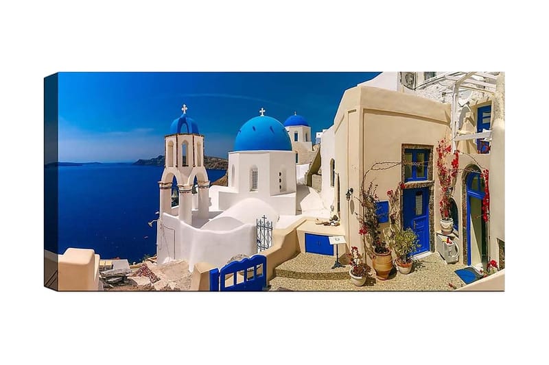 Canvastavla YTY Buildings & Cityscapes Flerfärgad - 120x50 cm - Inredning - Tavlor & konst - Canvastavlor