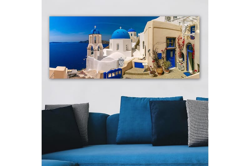 Canvastavla YTY Buildings & Cityscapes Flerfärgad - 120x50 cm - Inredning - Tavlor & konst - Canvastavlor