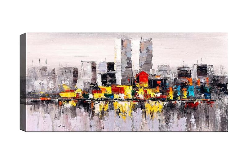 Canvastavla YTY Buildings & Cityscapes Flerfärgad - 120x50 cm - Inredning - Tavlor & konst - Canvastavlor
