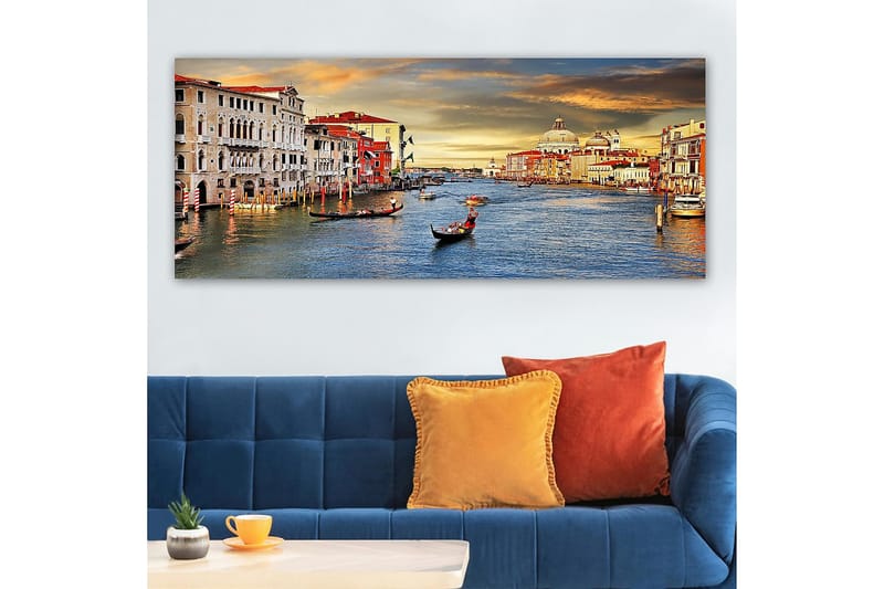 Canvastavla YTY Buildings & Cityscapes Flerfärgad - 120x50 cm - Inredning - Tavlor & konst - Canvastavlor