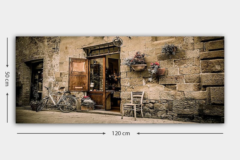Canvastavla YTY Buildings & Cityscapes Flerfärgad - 120x50 cm - Inredning - Tavlor & konst - Canvastavlor
