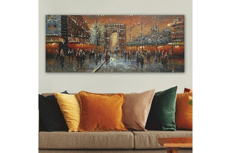 Canvastavla YTY Buildings & Cityscapes Flerfärgad - 120x50 cm - Inredning - Tavlor & konst - Canvastavlor