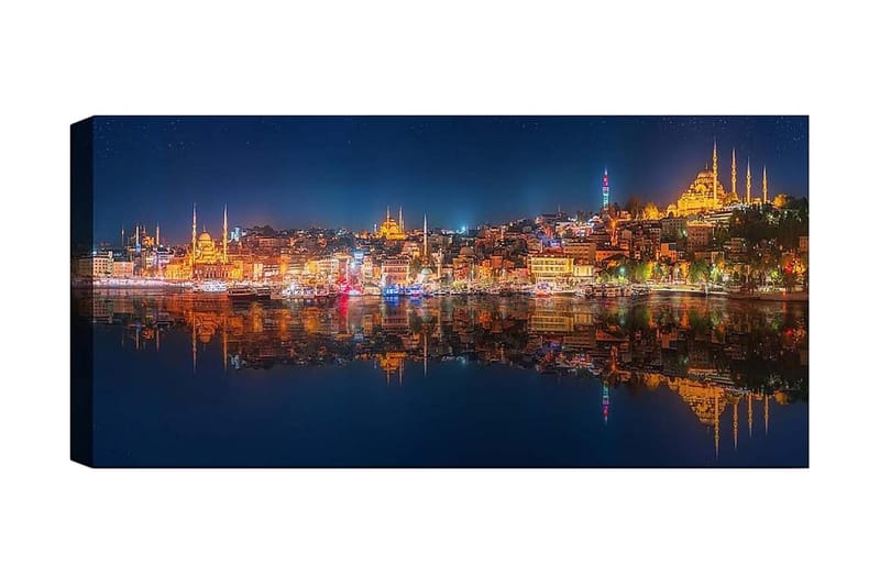 Canvastavla YTY Buildings & Cityscapes Flerfärgad, 120x50 cm