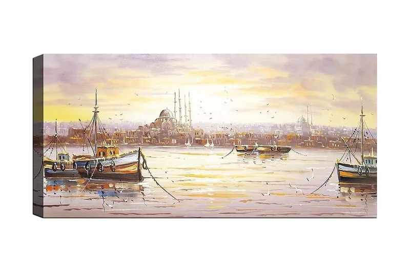 Canvastavla YTY Buildings & Cityscapes Flerfärgad, 120x50 cm