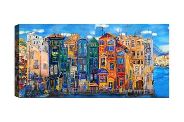 Canvastavla YTY Buildings & Cityscapes Flerfärgad - 120x50 cm - Inredning - Tavlor & konst - Canvastavlor