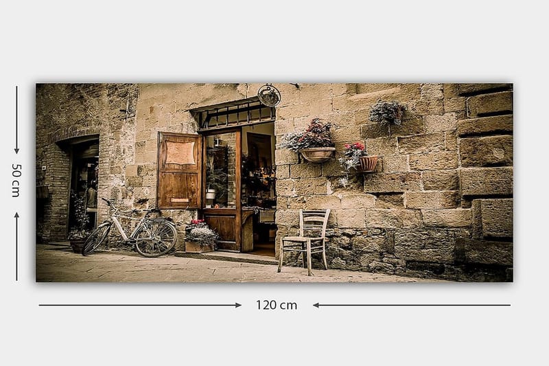 Canvastavla YTY Buildings & Cityscapes Flerfärgad - 120x50 cm - Inredning - Tavlor & konst - Canvastavlor