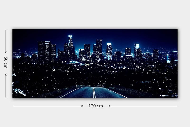 Canvastavla YTY Buildings & Cityscapes Flerfärgad - 120x50 cm - Inredning - Tavlor & konst - Canvastavlor